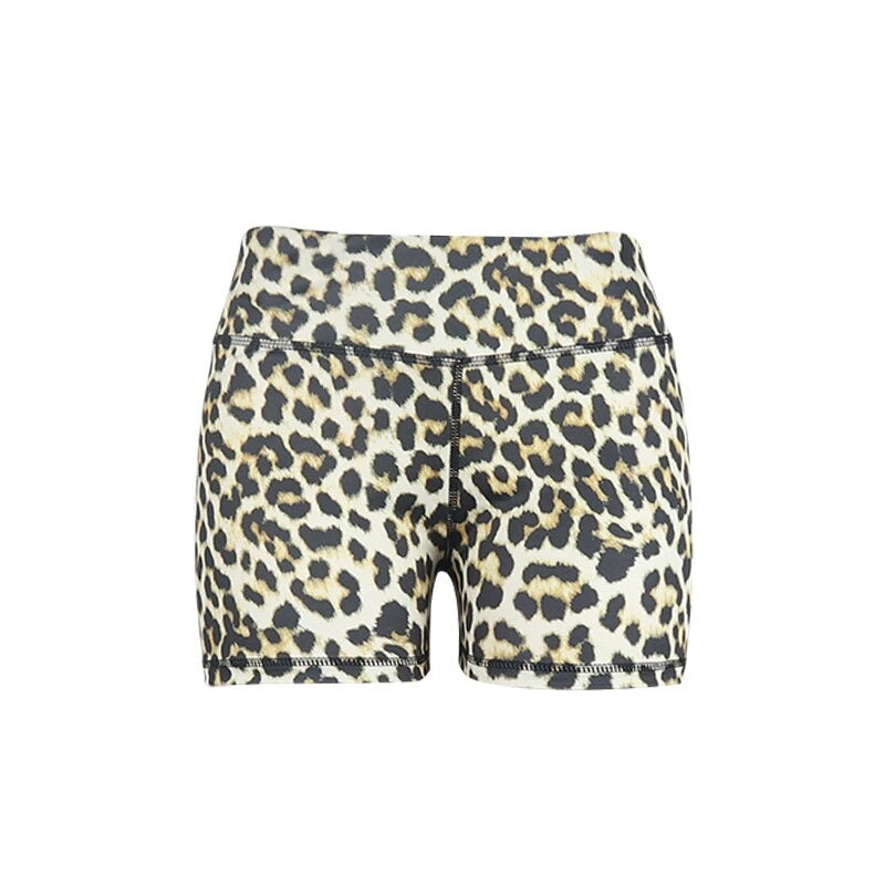 Leopard Push Up Booty Workout Shorts